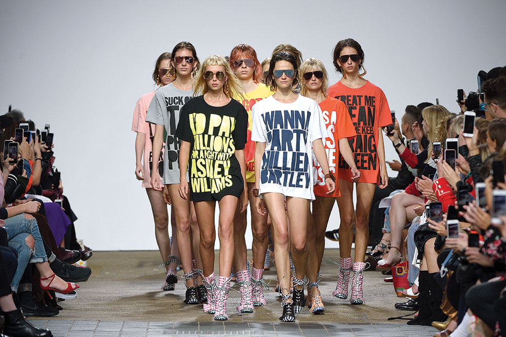 Loud and proud tees are in for 2017 (Courtesy: House of Holland)